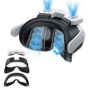메타 퀘스트 3 VR 선글라스용 냉각 팬 공기 순환  제거 통기성 교체 마스크 액세서리