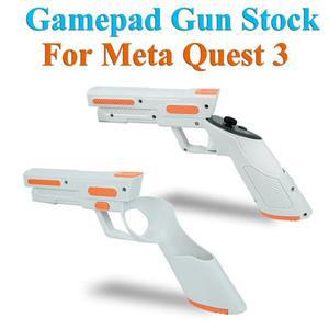 Meta Quest 3 Gun Stock의 경우 VR 게임 향상 컨트롤러 그립 탁구 확장 핸들 개조 액세서리