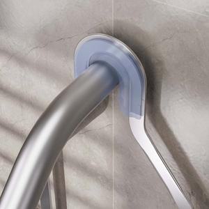 라포식 3층 가정용 샤워 선반 수건 및 기타 목욕 액세서리용 드릴링 녹슬지  랙