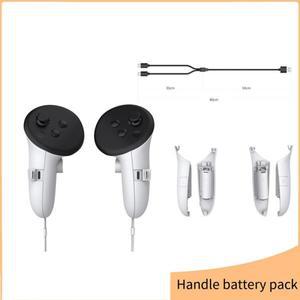 ABAC-Meta Quest 3 VR 헬멧 충전 스테이션 핸들 접촉 시트 라이트 바 베이스 포함)