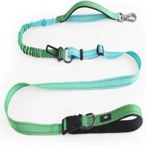 핸즈프리 헤비 듀티 번지 도그 목줄 걷기 위한 당김 없는 러닝 허리 자동차 안전벨트 착용 교육 4-6피트