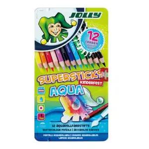 지구화학 졸리 아쿠아 수채 색연필 12색