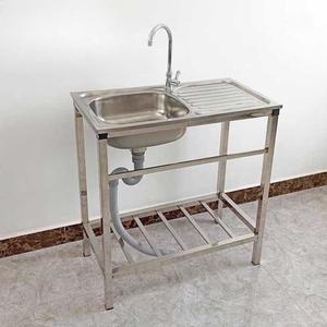 가정용 싱크대 간이 배수 세면대 손빨래 야외 보조주방 55x45 52 카페 스텐