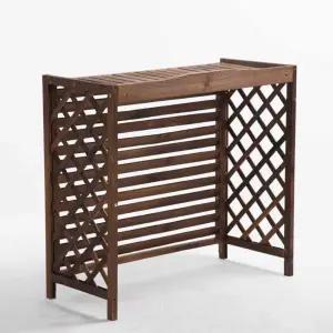 실외기 가리개 가림막 울타리 햇빛 사각 원목 안전