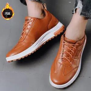 [하프클럽/]남성 스니커즈 겨울운동화 겨울 기모안감 캐주얼 런닝 운동