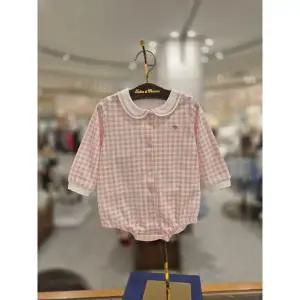 [쇼콜라](강남점)(신생아 출산 백일선물)GL쁘띠체크슈트 (TNPMUS072P)