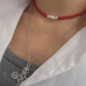 핸드메이드 산호석 초커 (WFKAC5L)