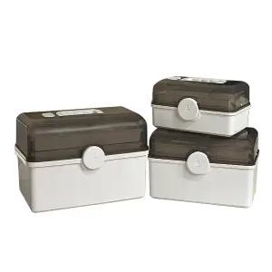 3단 폴딩 가정용 구급상자 특대형 구급함 약상자 보관함 약통 상비약 응급키트 구급가방 휴대용 케이스