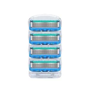 얼굴면도날 다리 쉐이빙블레이드 저자극 남자 면도날교환 4p (WFKAR0P)