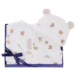 [압소바](대구신세계)[압소바 26SS 아기임신출산선물] 위고요루바디슈트+모자세트 A1110624 백IVORY(봄...