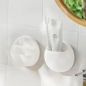 정리함 원형 선반 칫솔꽂이 수납 화장품 주방 욕실