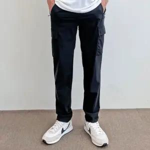 남성면바지 남자통바지 남자카고조거 남자슬렉스바지 남성9부바지 치노 여름