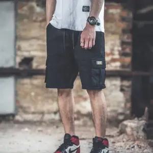 오부 밴딩팬츠 허리밴딩팬츠 카고 고무줄 남성반 오버핏 캐주얼반바지 캐주얼