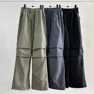 무릎 밴딩 팬츠 남자츄리닝바지 핀턱 운동복 남자편한바지 조거 스트링