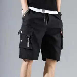 빅사이즈 밴딩반바지 DS-AL836 허리 밴딩 포켓 카고반바지 반바지