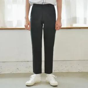 테마의상 테마하복바지 남성하복팬츠 빅사이즈 남자 스판 블랙 바지 남성 몰