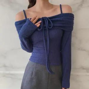 [옷자락]여성 겨울 기모 오프숄더 슬림 긴팔티