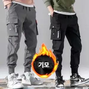 IS-PA20 털안감 카고 시보리조거팬츠 기모바지