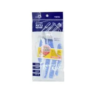 (SM)작업 원예 청소용 라텍스 도트 장갑 L (WFKAF2M)