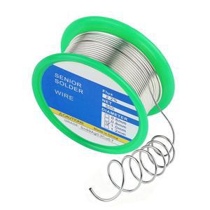 Acual 납땜 와이어 무연 로진 코어 플럭스, 1mm 전기 미세 Sn99 Ag0.3 Cu0.7, 없이 빠르게 녹기 쉬운 50g, 깨끗한 없음 (1mm 50g)