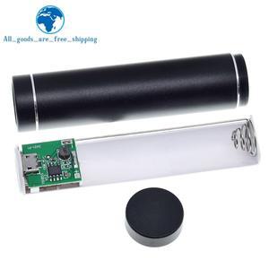 TZT 1/3PCS 메탈 보조배터리 DIY 키트 보관 케이스 박스  용접 슈트 1X 18650 5V 1A USB 외장 충전기 스마