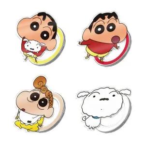 짱구는못말려 짱구와 하늘구경 투명 아크릴 맥세이프 그립 톡홀더 자석 마그네틱 핸드폰 거치대