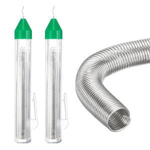 메카닉스티 2개 로진 코어 솔더, 0.6mm 다이아 비납 솔더 플럭스 와이어, 전기 납땜용 휴대용 틴 와이어 각 10g, 회로 기판, DIY, 용접용