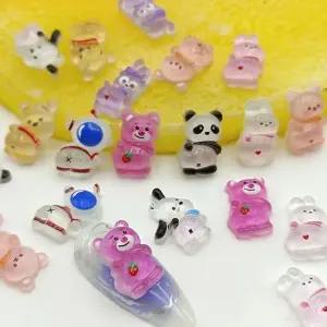 곰돌이파츠 곰돌이네일 4개입 귀여운파츠 곰돌이 (WFKANAI)