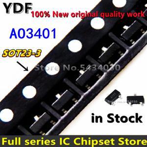 (50pcs) 100%  AO3401 SOT23 A19T SMD
