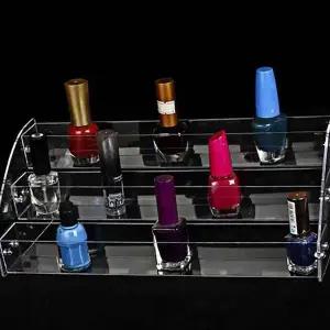 [하프클럽/]계단식 아크릴 진열대 립스틱 매니큐어 3단 네일