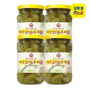 [오뚜기] 아삭 오이 무 피클 420g 4개