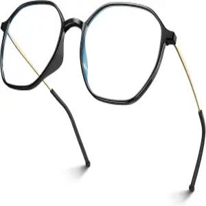 VISOONE 경량 TR90 블루 라이트 차단 안경 프레임과 여성용 및 남성용 눈부심 방지 RANE