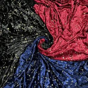 은하수 벨벳 별무늬 촬영용 배경천 화장대깔개 4컬러 1/2마 1마