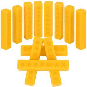 Sukh 290g(10.23온스) 옐로우 밀랍바 - 12개 밀랍 블록 스킨케어, 립밤, 로션, DIY , 비누를 만드는 양초용 트리플 필터 왁스 바 캔들