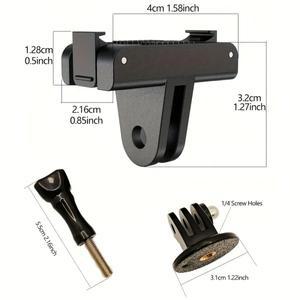 호환 액션 5/4/3 마그네틱 퀵 릴리즈 어댑터 베이스 삼각대나사 포함 DJI 오스모 5 프로 4 3 카메라 액세서