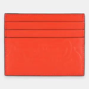 22 SS 페레가모 공용 간치니 로고 패턴 카드지갑(레드) 660904 003