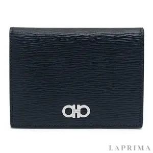 [FERRAGAMO] 페라가모 간치니 카드 지갑 66-1073 NERORED 753629