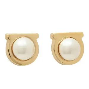 페라가모 25FW 간치니 스터드 스몰 이어링 골드 76-0121 0696454