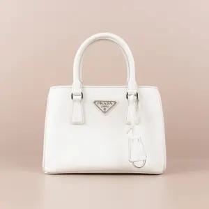 사피아노 갤러리아 미니 토트백 화이트 1BA296 NZV F0009 [중고]