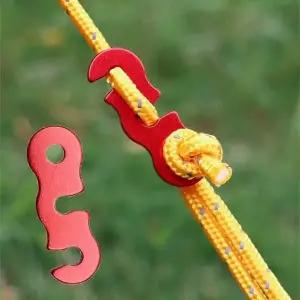 고품질 스토퍼 캠핑 텐트 버클 로프 알루미늄 야외 로프조절 (WFKB6HH)