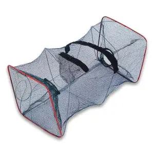 고품질 0035 낚시용 지퍼 그물망 LMCF 통발 사각 낚시살림망 (WFKB76F)