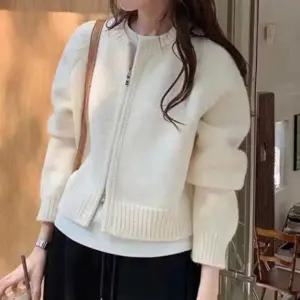 청자켓 자켓 집업 니트자켓 캐주얼 여성야상자켓 코디 여자겨울자켓