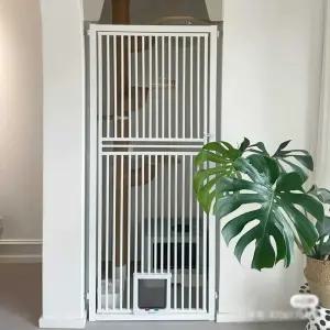 고양이방묘문 애완견 안전펜스 대형 중문 애견 고양이