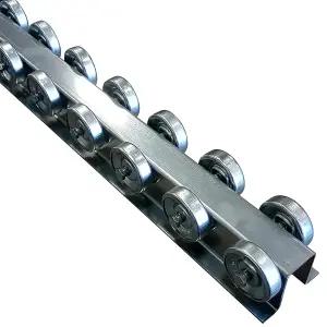 궁극의 컨베이어 스케이트 휠 플로우 레일 ？ 시스템 작업 테이블 및 재료 취급을 위한 바퀴가 있는 5피트