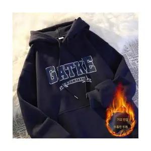 포뇨2 남성 후드 추동 기모 도톰 커플 캐주얼 트레이닝 점퍼 OPH4