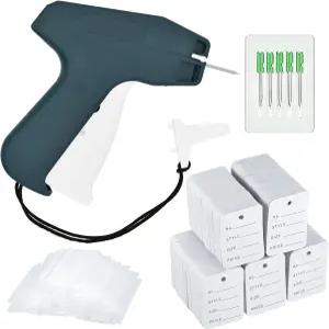 2006년형 리우마이 태그건 키트 스틸 니들 5개 클리어 바브 패스너 1600개 의류 가격 라벨 400개 포함