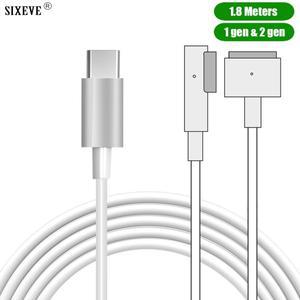 Magsafe 1/2 용 마그네틱 어댑터 케이블 apple 호환 macbook 호환 Air Pro 2008-2011 2012-2014 15 13 11 U