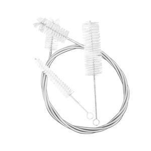 나일론 금관악기 청소 브러시 키트 유연한 보어 스테인리스 스틸 핸들 소형 트롬본 프렌치 호른