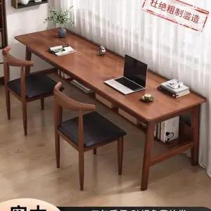 창 좁고긴 테이블 슬림 원목 120x40cm 협탁 카페 A 보조선반