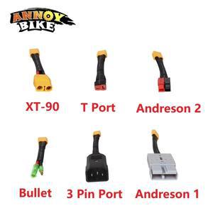 배터리 접촉 전기 자전거 XT60 Dullet T 포트 앤더슨 2 1 핀 커넥터 어댑터 전자 스쿠터 카트
